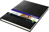 Kangaro k-5320 schetsboek a5 creme 120gr blanco papier, 140 blz hard cover zwart