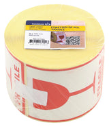 Raadhuis rd-351166 etiket 74x105mm 500 stuks glas breekbaar