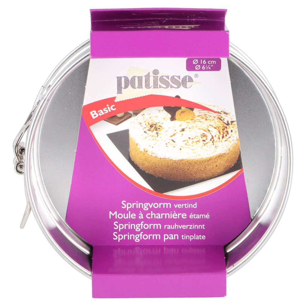 Patisse springvorm 16 cm zilver