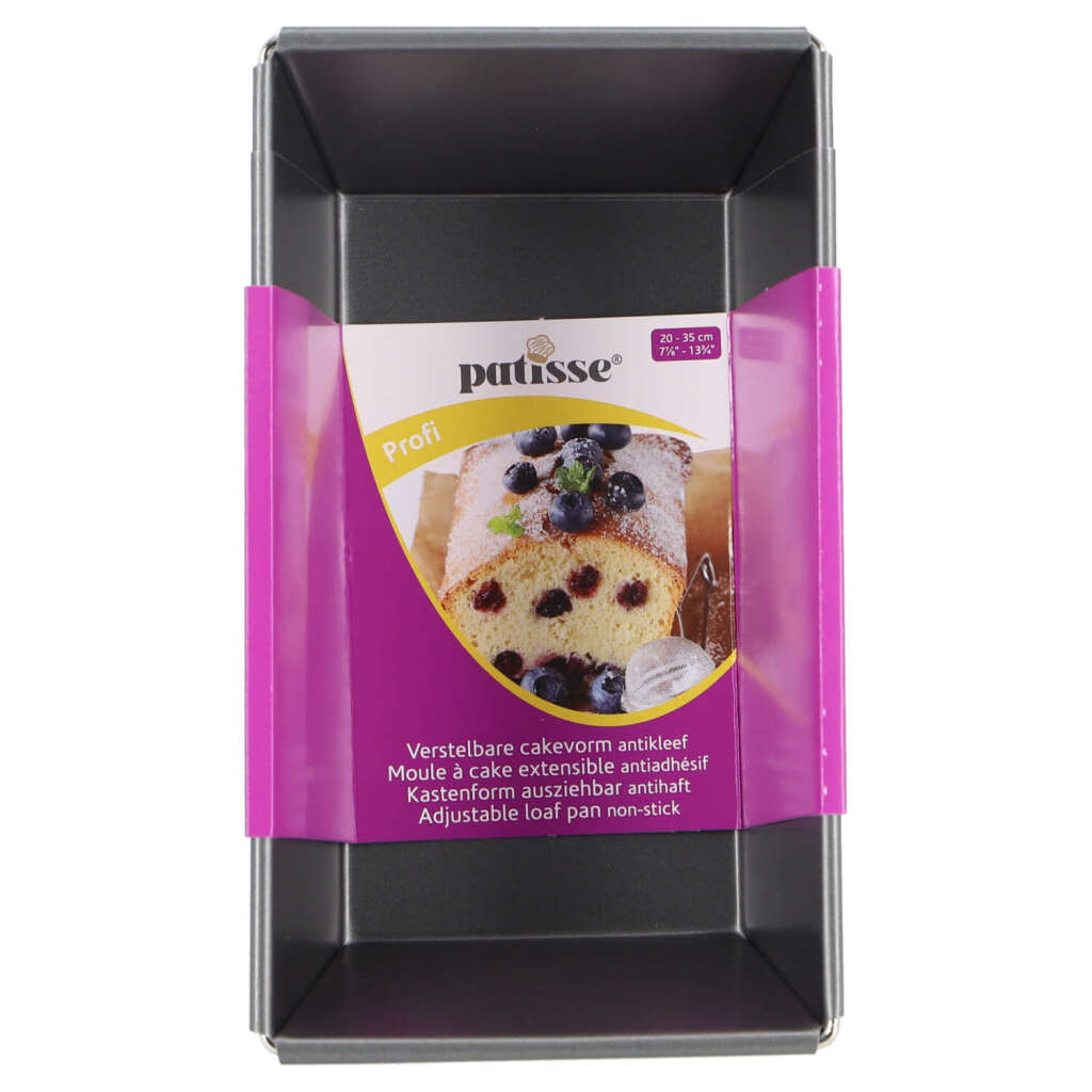 Patisse verstelbare cakevorm 20-35 cm zilver