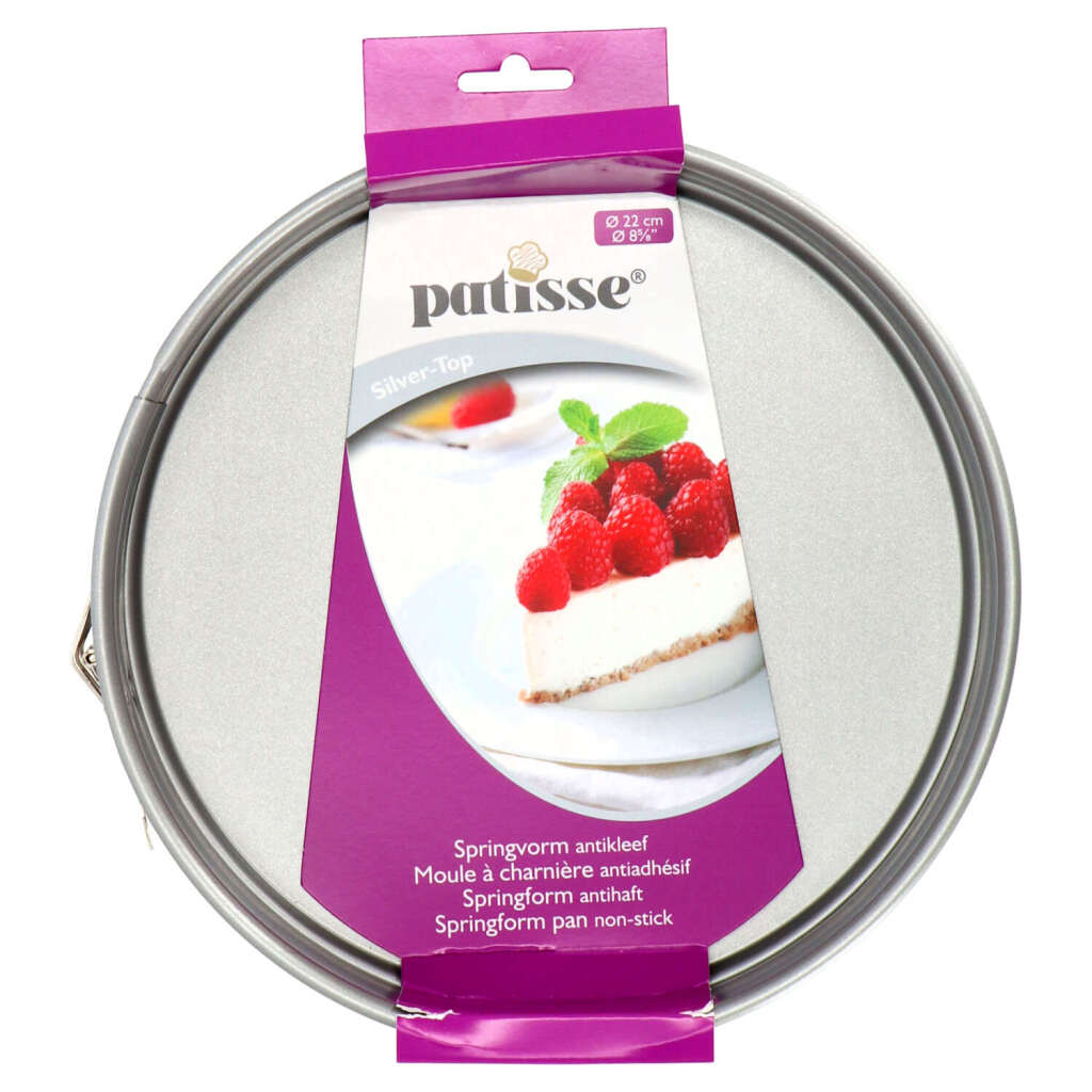 Patisse springvorm 22 cm zilver