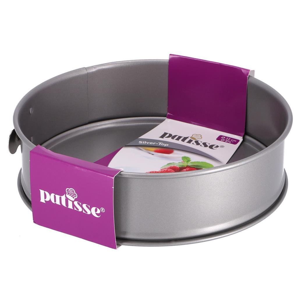 Patisse springvorm 22 cm zilver
