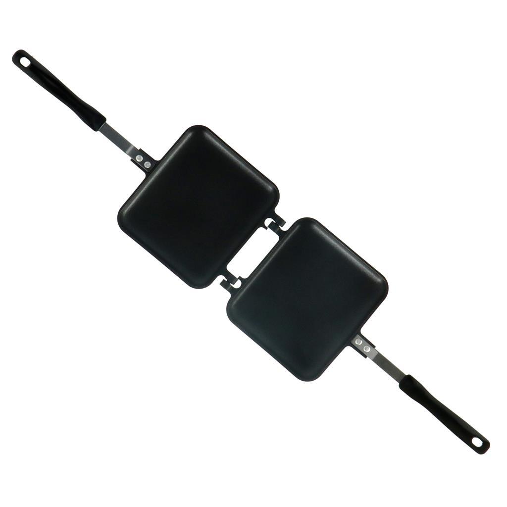 Patisse metalen tosti-ijzer antikleef zwart