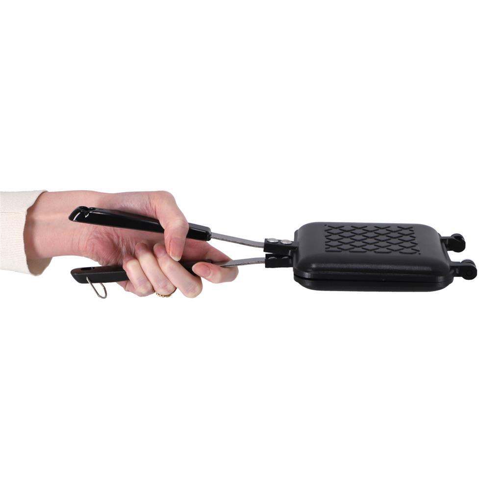 Patisse metalen tosti-ijzer antikleef zwart
