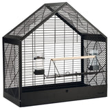 Beeztees Beeztees Vogelkooi Yara 71x35x70 cm metaal zwart