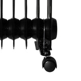 Inventum ko931b oliegevulde radiator 2000w zwart zilver