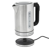 Inventum hw817d snoerloze waterkoker 2200w 1.7l rvs zwart