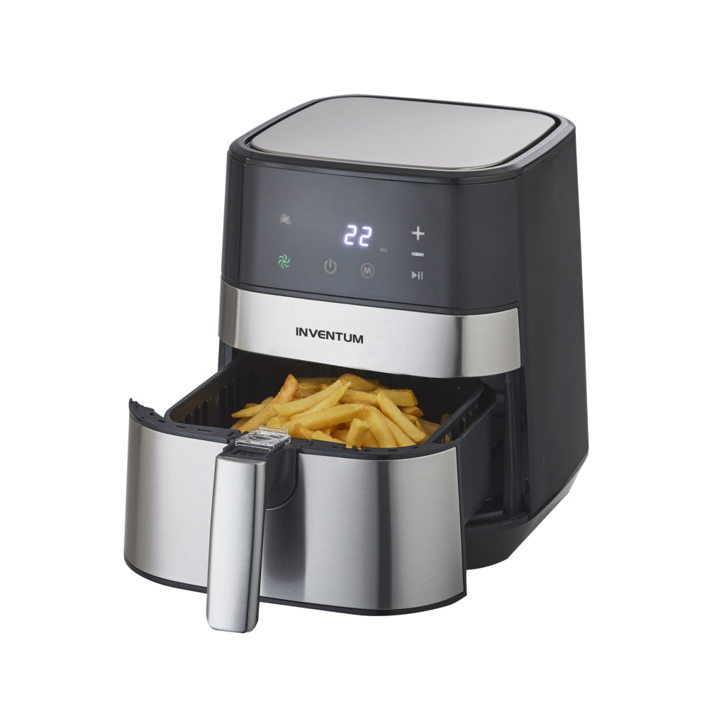 Inventum gf350hld hetelucht friteuse 3.5l 1500w zwart rvs