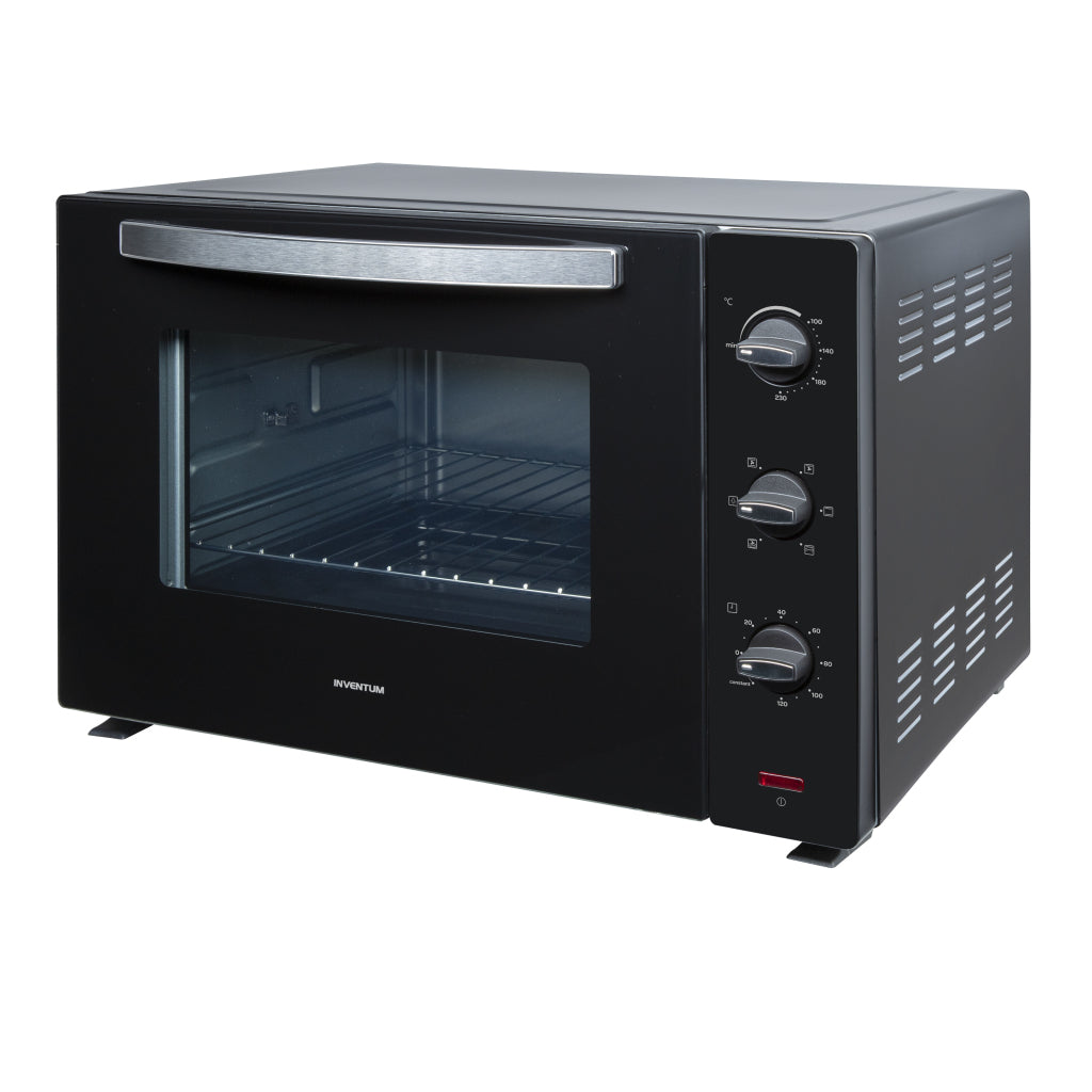 Inventum ov607b vrijstaande oven 60l 2000w zwart zilver