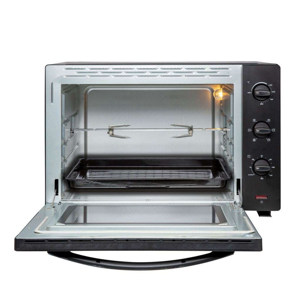 Inventum ov607b vrijstaande oven 60l 2000w zwart zilver