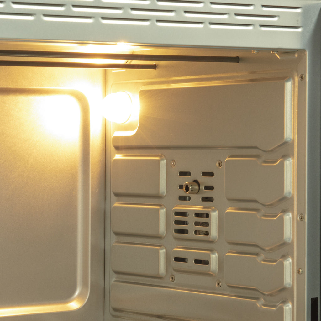 Inventum ov607b vrijstaande oven 60l 2000w zwart zilver