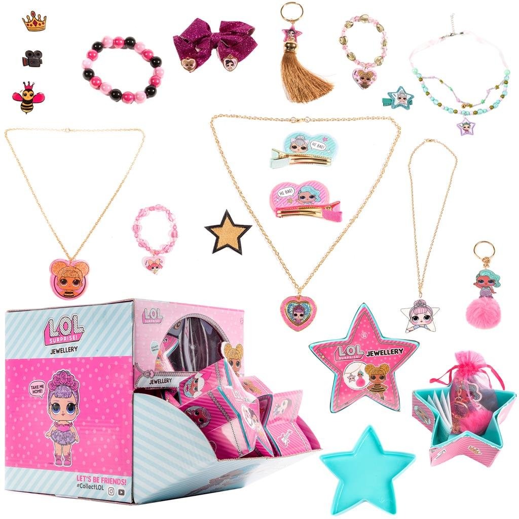 L.o.l. surprise verrassing ster met bijoux accessoires 10x10x6 cm