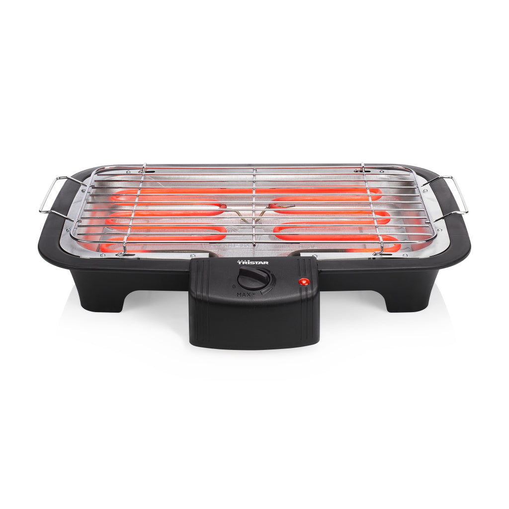 Tristar bq2813 elektrische barbecue zwart