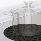 Scanpart speed inductiemat set 2x20 2x26 cm zwart