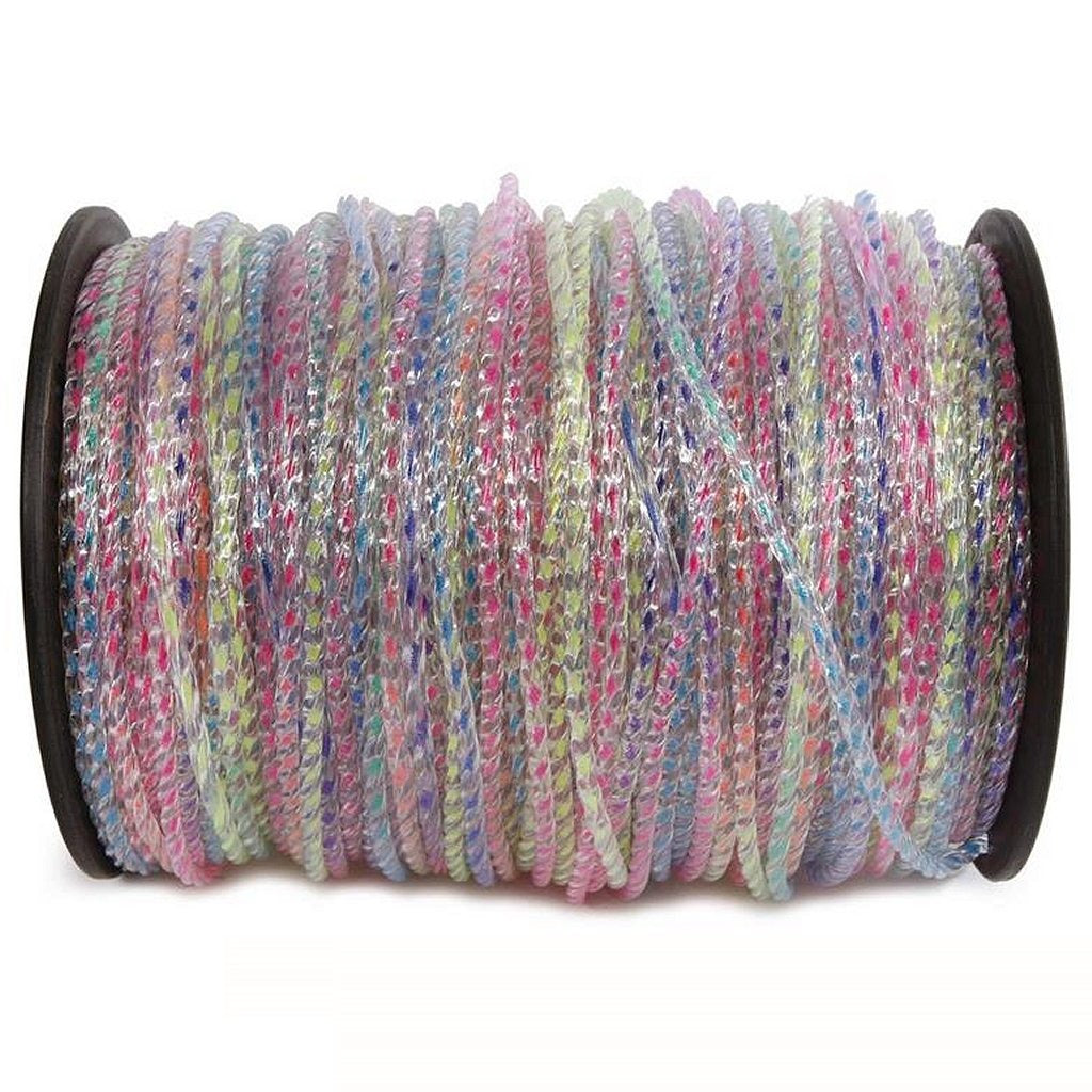 Basic springtouw op rol 150 m multicolor