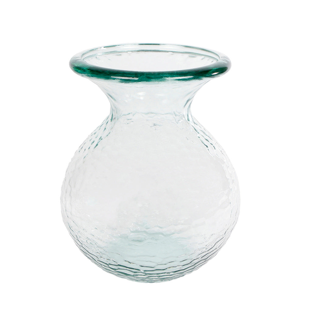Diverse vaas paradise s helder glas 15x15x18,5cm