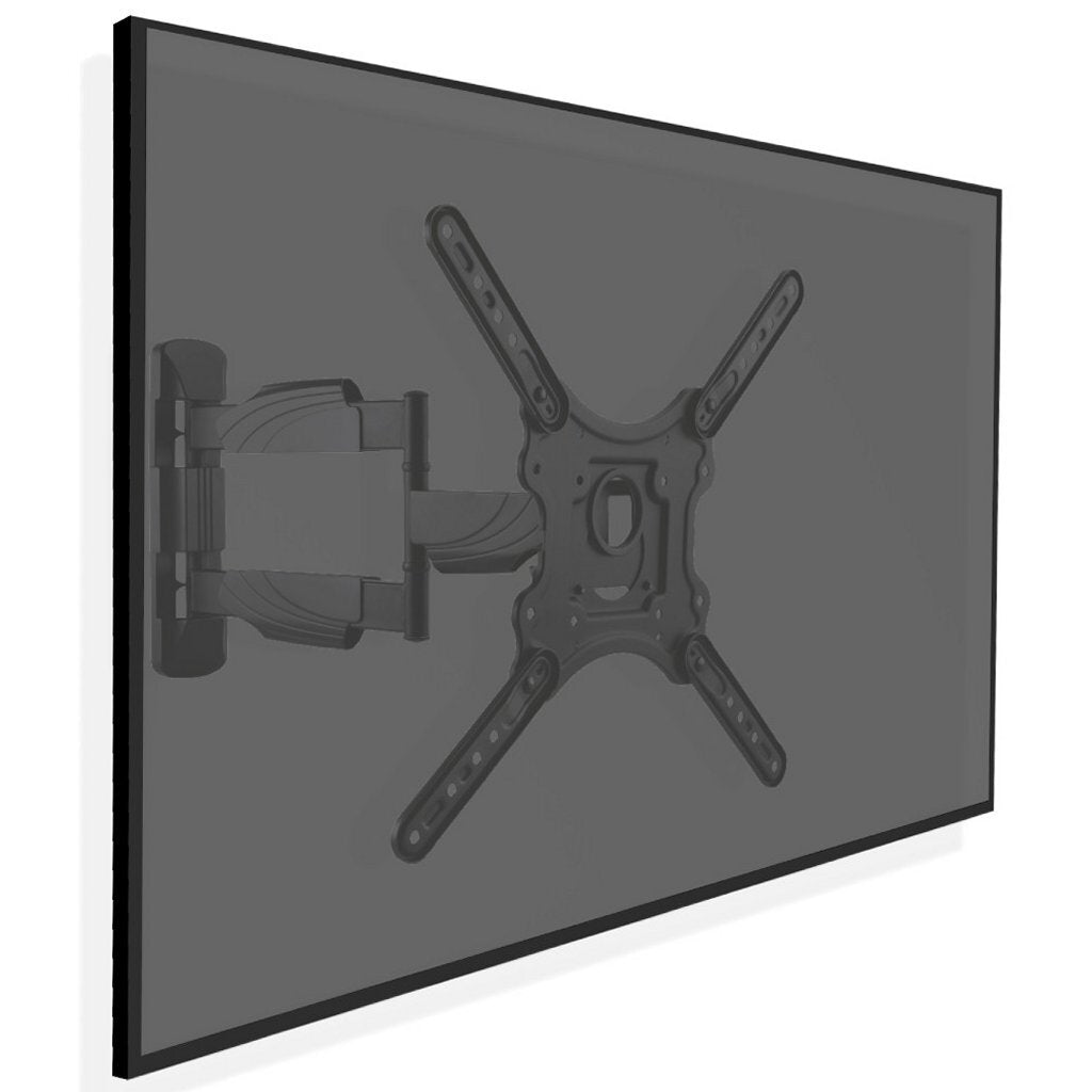 Cavus wme102 full motion single tv muurbeugel vanaf 23 inch schermen zwart