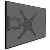 Cavus wme102 full motion single tv muurbeugel vanaf 23 inch schermen zwart