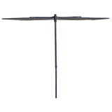 Madison balkonparasol sun wave 270x150 cm lichtgrijs