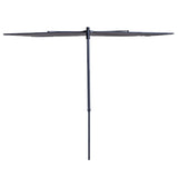 Madison balkonparasol sun wave 270x150 cm saffierblauw