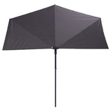 Madison balkonparasol sun wave 270x150 cm saffierblauw