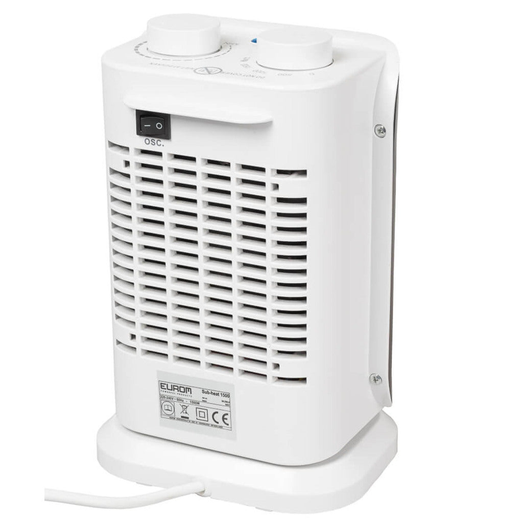 Eurom verwarming 1500w sv1500 ventilator kachel