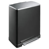Eko pedaalemmer e-cube 50 l matzwart