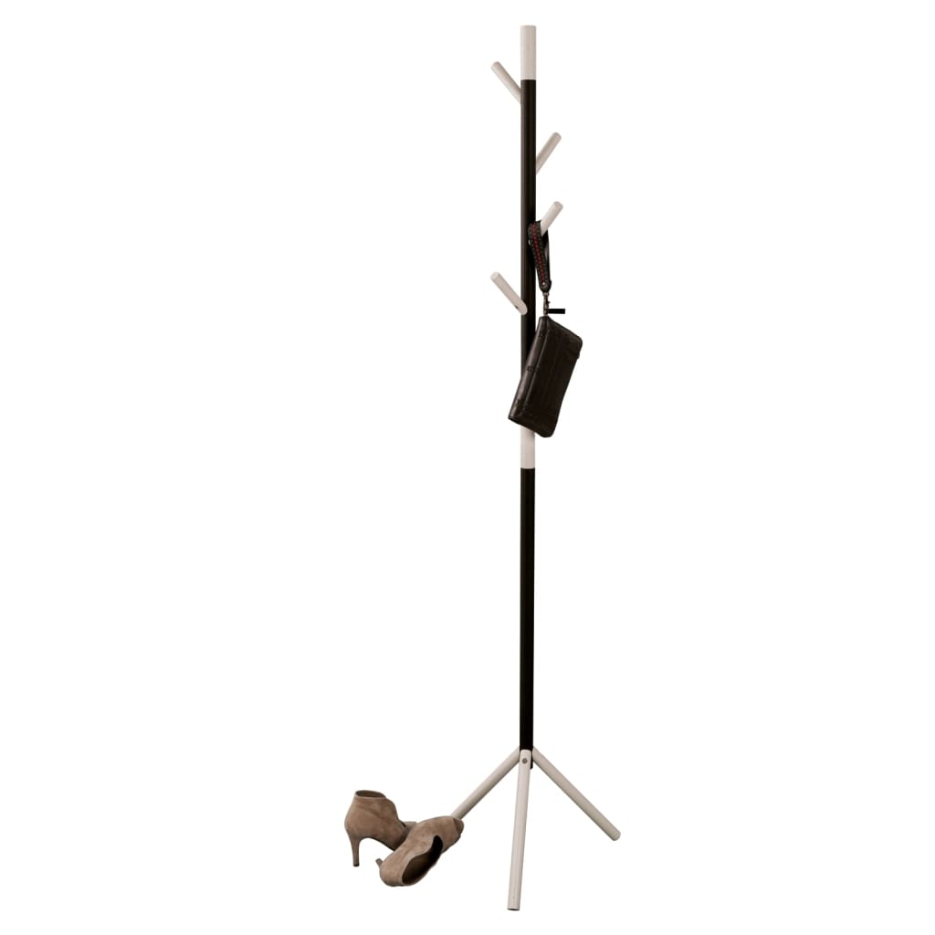 V-part kapstok linair staand met 4 haken 180 cm wit