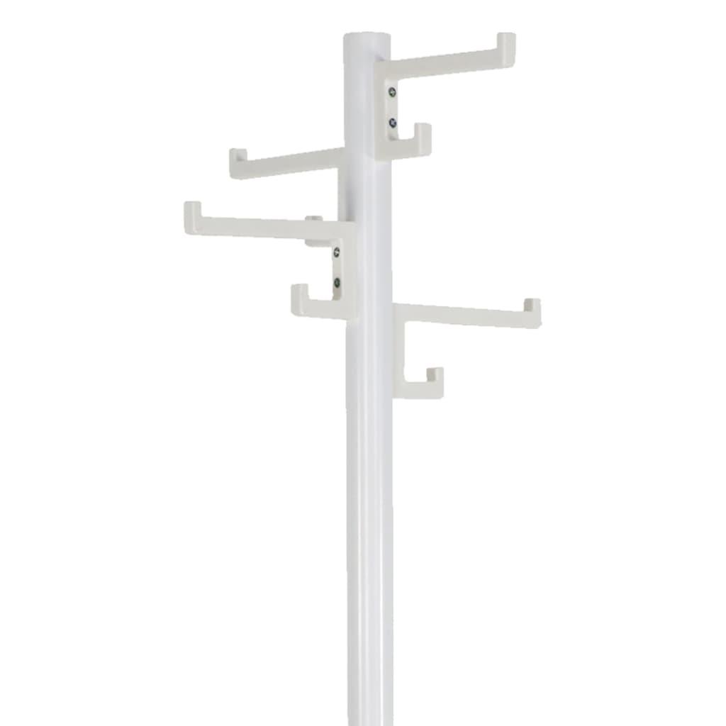 V-part kapstok staand met 8 haken porcelain 178 cm wit