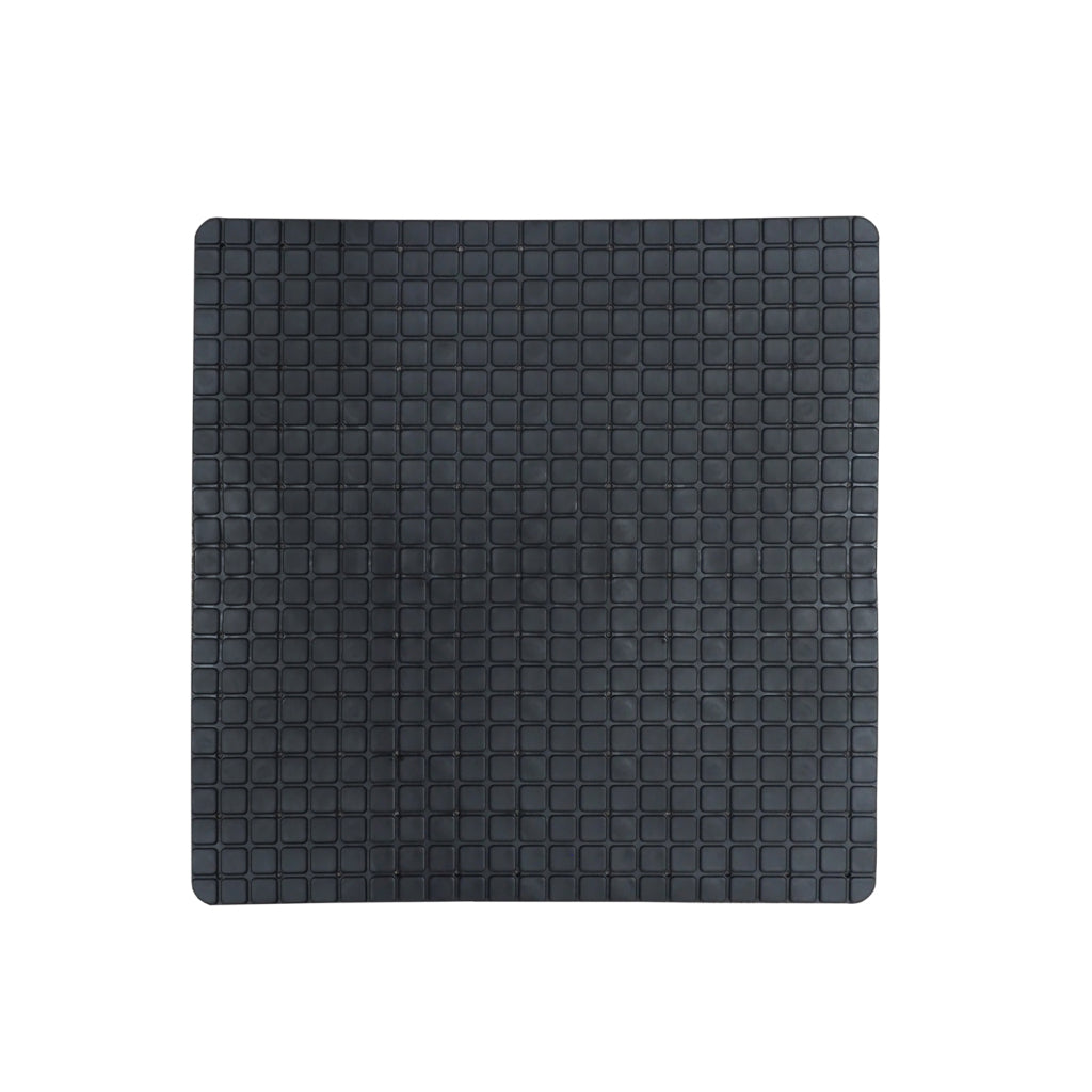 Dutch house anti-slip douchemat 55x55 cm zwart