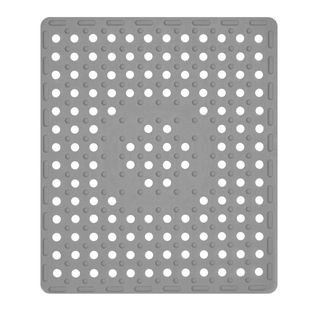 Dutch house gootsteenmat 31x27 cm rubber grijs