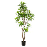 Emerald kunstplant dracaena 155 cm groen