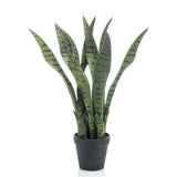 Emerald kunstplant sansevieria in pot 55 cm