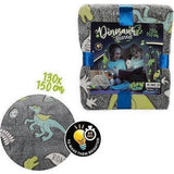 Toi-toys star toys glow in the dark dino deken 150x130 cm