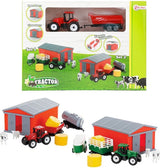 Toi-toys toi toys tractor set met schuur verschillende uitvoeringen