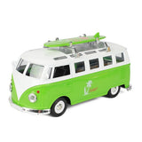 Metal vw bus + licht en geluid assorti