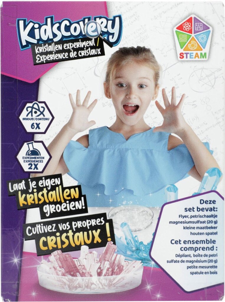 Kidscovery experimenten set kristallen