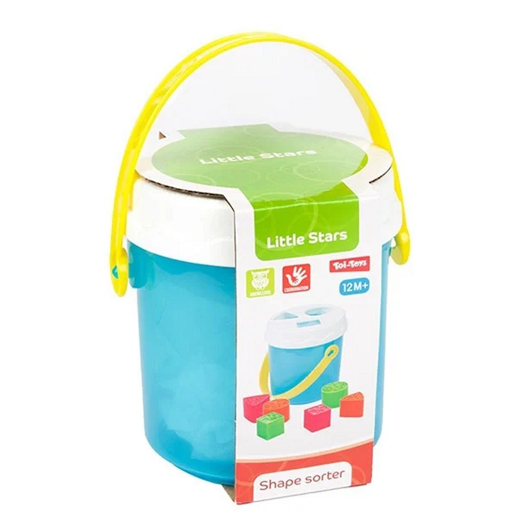Toi-toys little stars baby vormenstoof emmer met 6 blokken