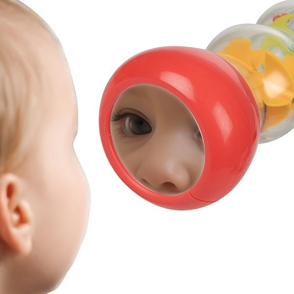 Toi-toys little stars rups rammelaar met spiegel