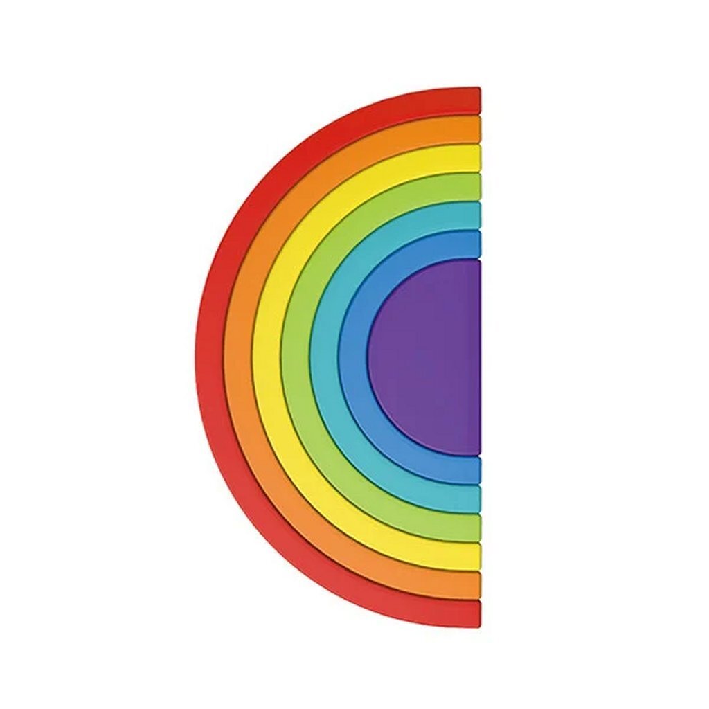 Toi-toys little stars regenboog stapeltoren 7-delig