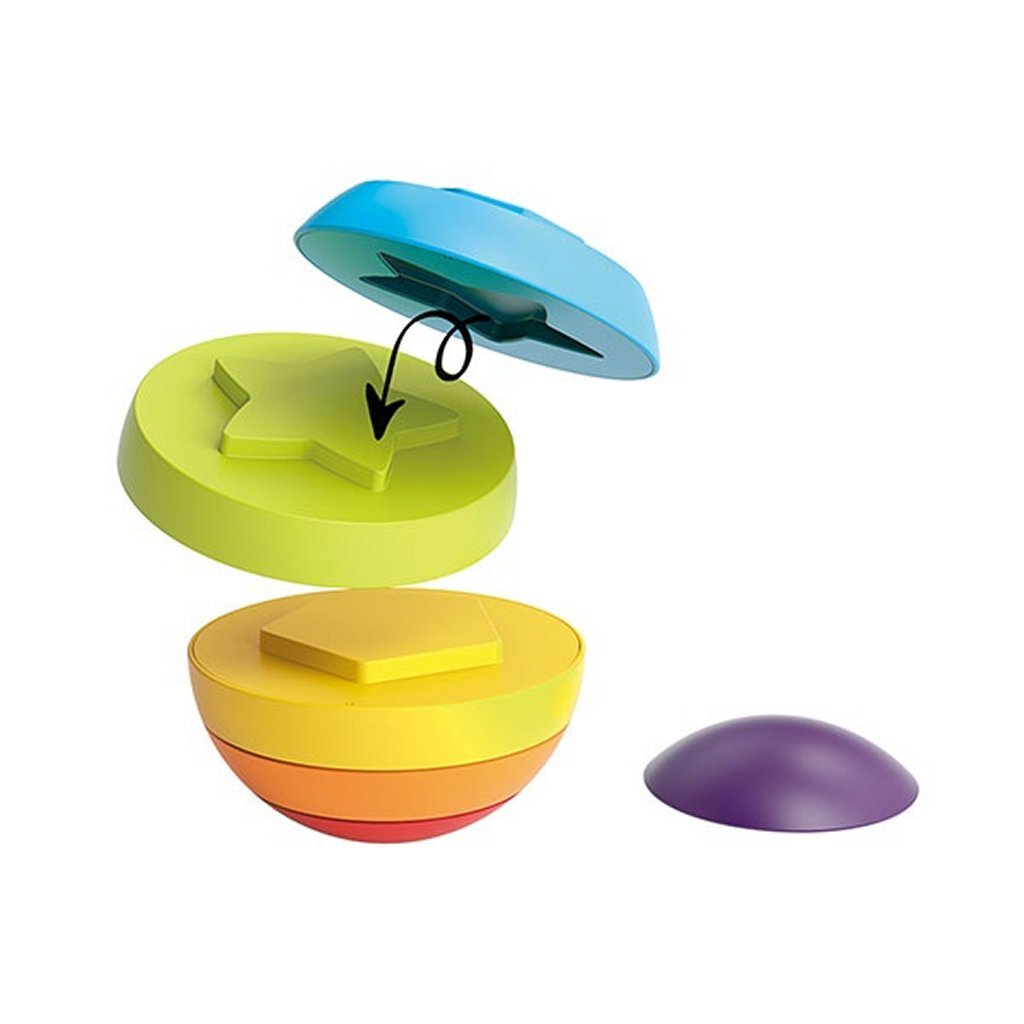 Toi-toys little stars stapeltoren puzzelbal 6-delig