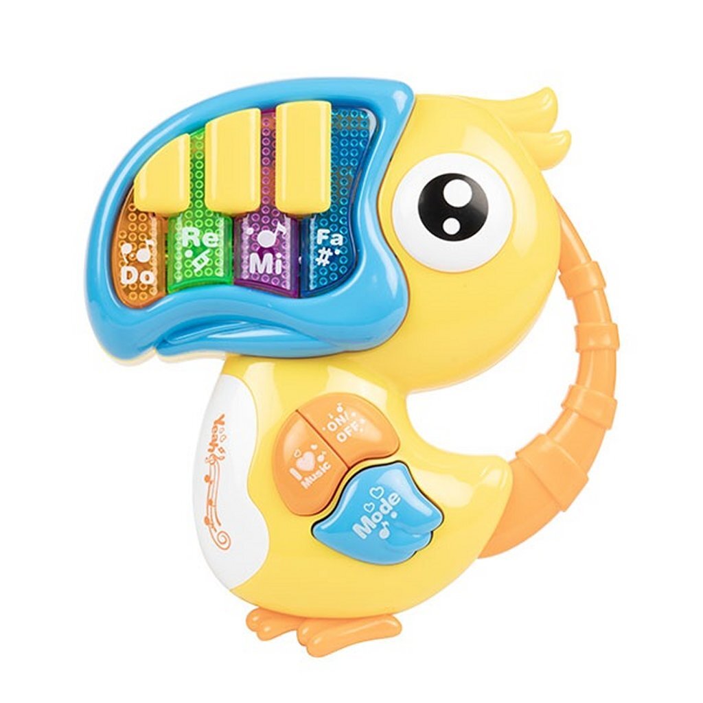 Toi-toys little stars baby piano met muziek toekan met licht en geluid