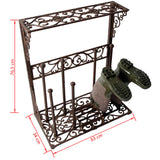 Esschert design laarzenrek maat l gietijzer lh44