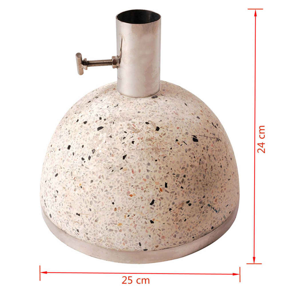 Esschert design parasolvoet 11,5 kg s (wit) pv09