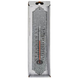 Esschert design wandthermometer 30 cm schrootzink oz10