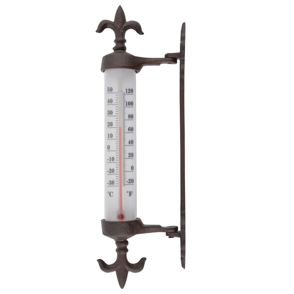 Esschert design raamkozijnthermometer gietijzer
