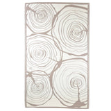 Esschert design buitenkleed jaarringen 240x150 cm