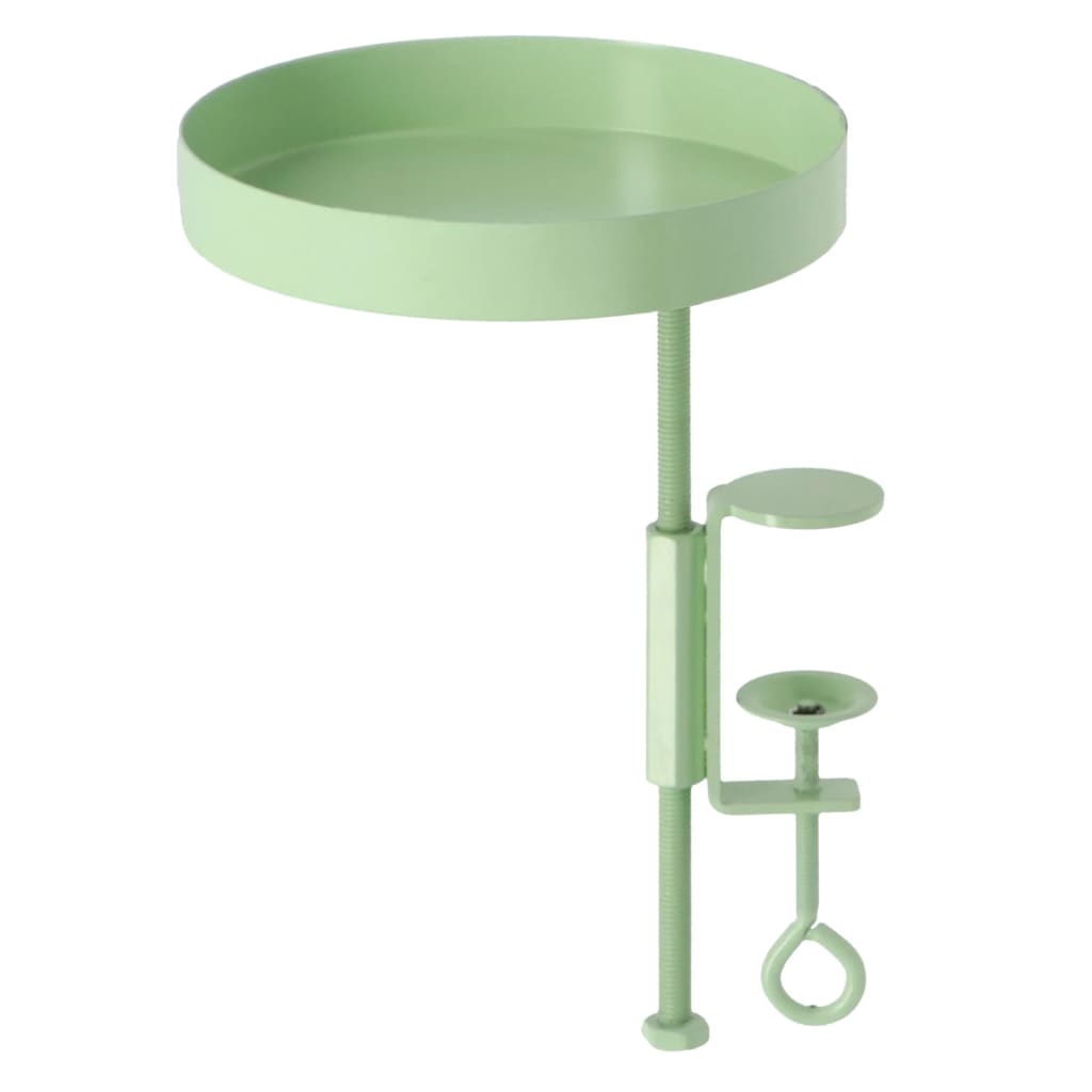 Esschert design plantenblad met klem rond s groen