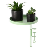 Esschert design plantenblad met klem rond l groen