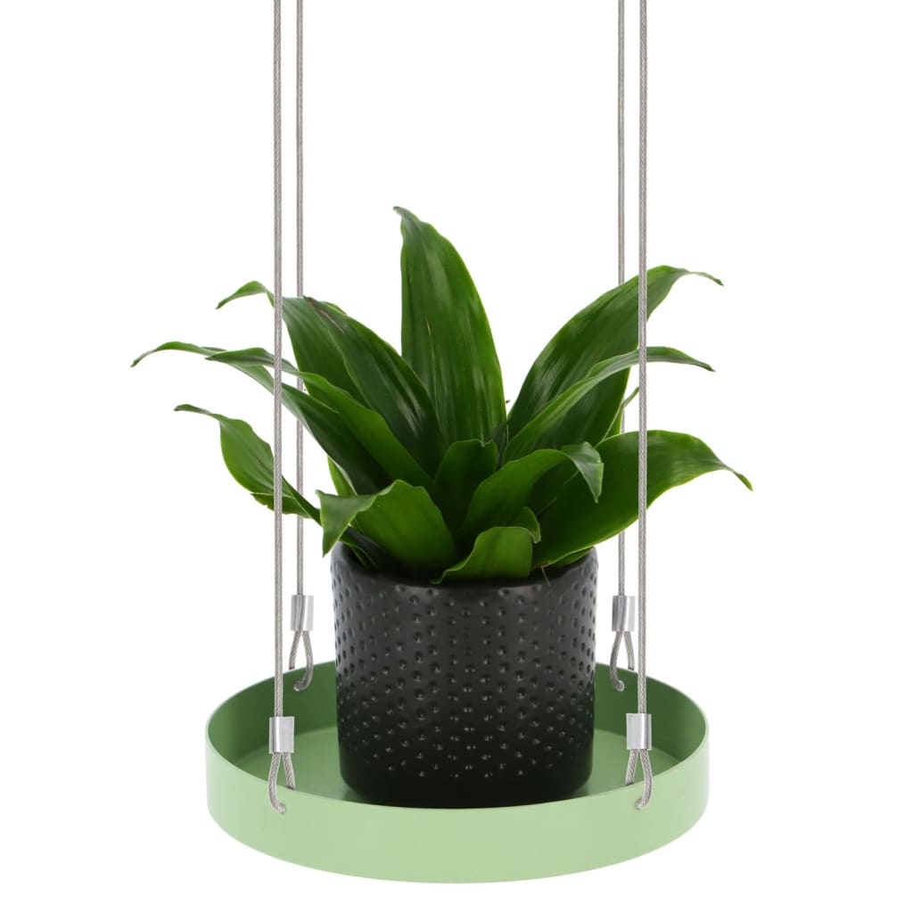 Esschert design plantenblad hangend rond s groen